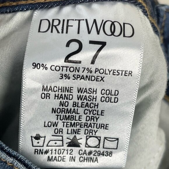 Driftwood Jackie High-Rise Embroidered Jeans size 27 Aztec bohemian stretch - Picture 9 of 12